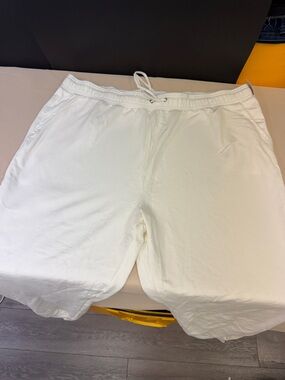 Auden plus size 2x White Drawstring Lounge pants new